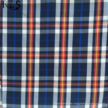 100% Cotton Poplin Woven Yarn Dyed Fabric for Shirts/Dress Rls50-19po